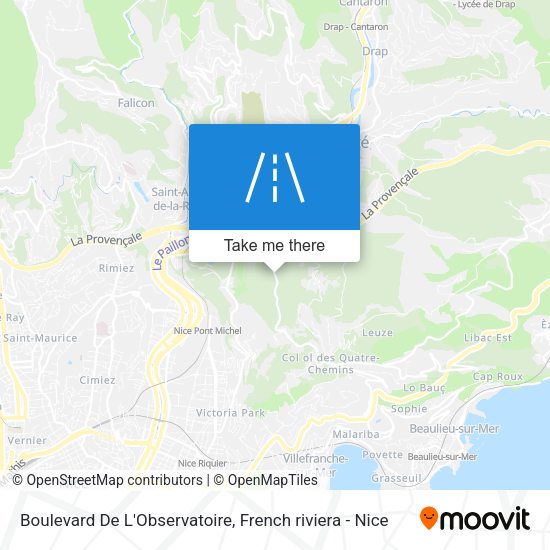 Boulevard De L'Observatoire map