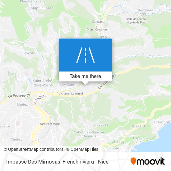 Impasse Des Mimosas map