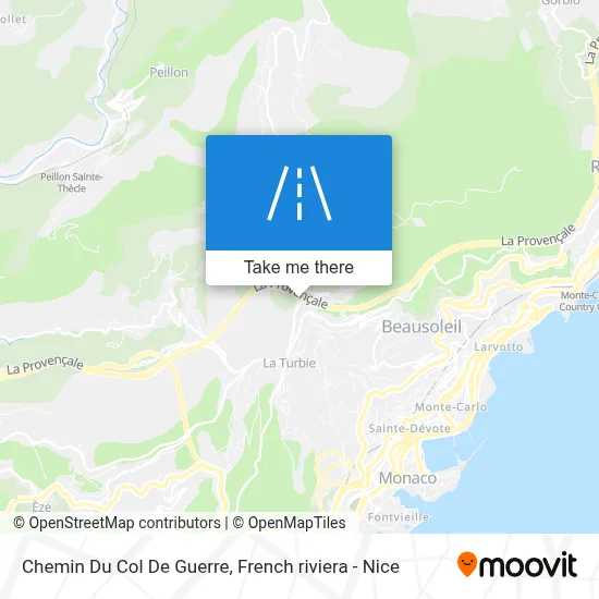 Chemin Du Col De Guerre map