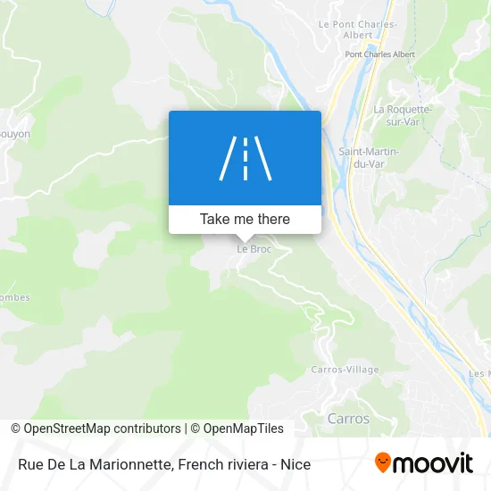 Rue De La Marionnette map