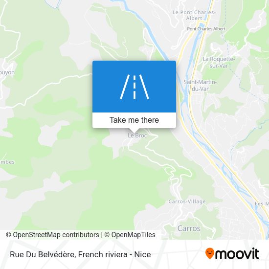 Rue Du Belvédère map