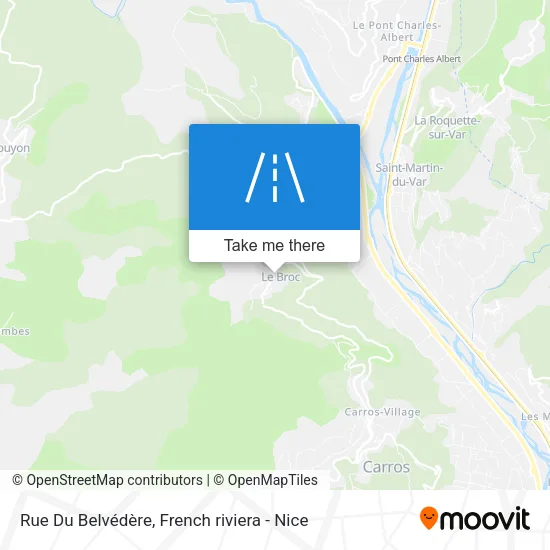 Rue Du Belvédère map