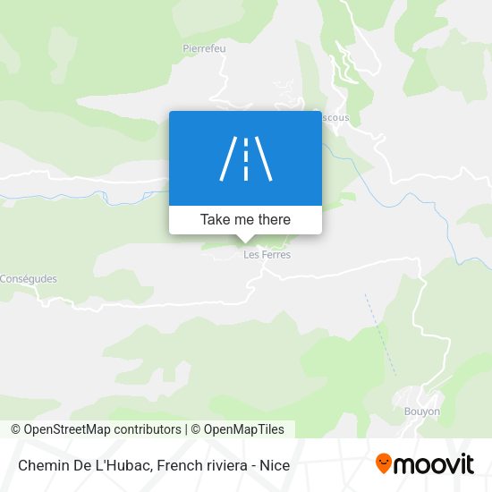 Chemin De L'Hubac map