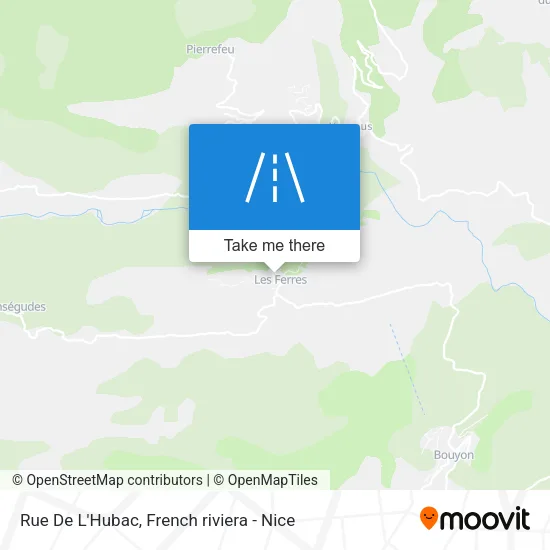 Rue De L'Hubac map