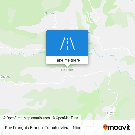 Rue François Emeric map
