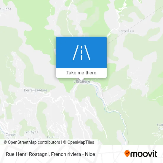 Rue Henri Rostagni map
