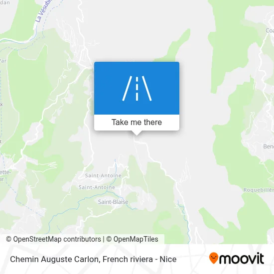 Chemin Auguste Carlon map