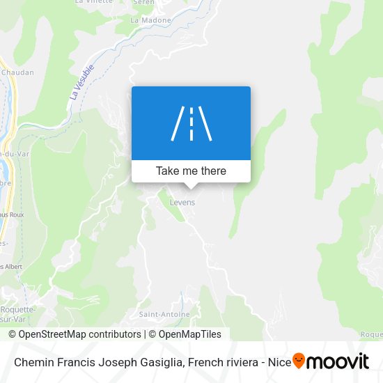 Chemin Francis Joseph Gasiglia map
