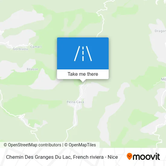 Chemin Des Granges Du Lac map