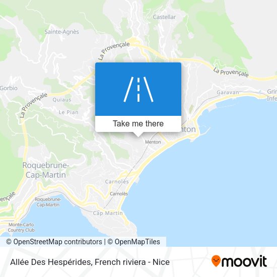 Allée Des Hespérides map
