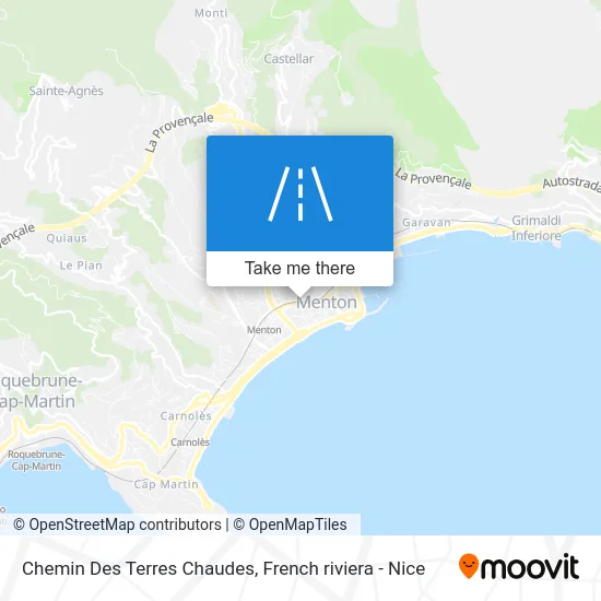 Chemin Des Terres Chaudes map