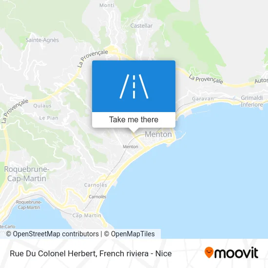 Mapa Rue Du Colonel Herbert