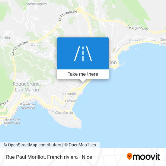 Rue Paul Morillot map