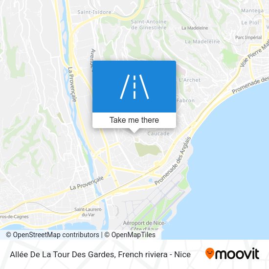 Allée De La Tour Des Gardes map