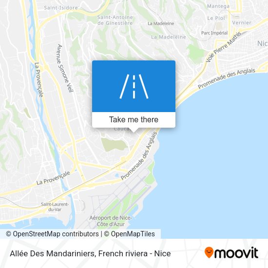 Allée Des Mandariniers map