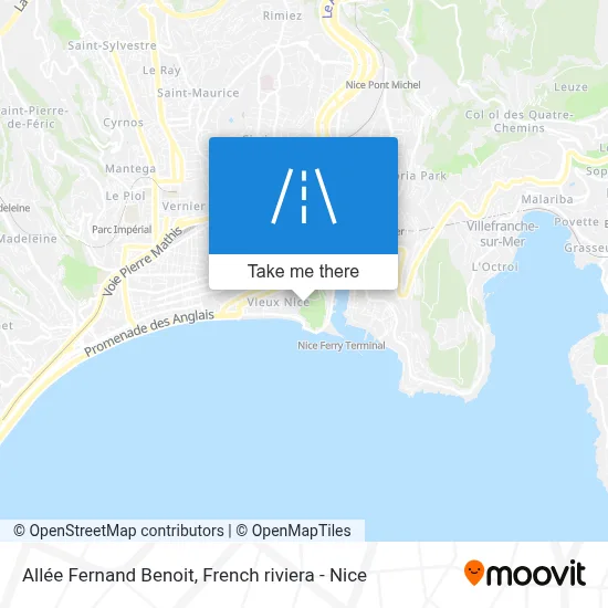 Allée Fernand Benoit map