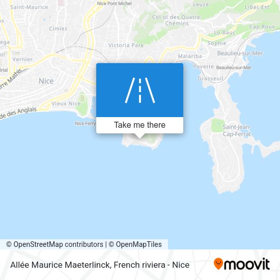 Allée Maurice Maeterlinck map