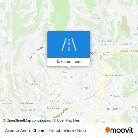 Avenue André Chénier map