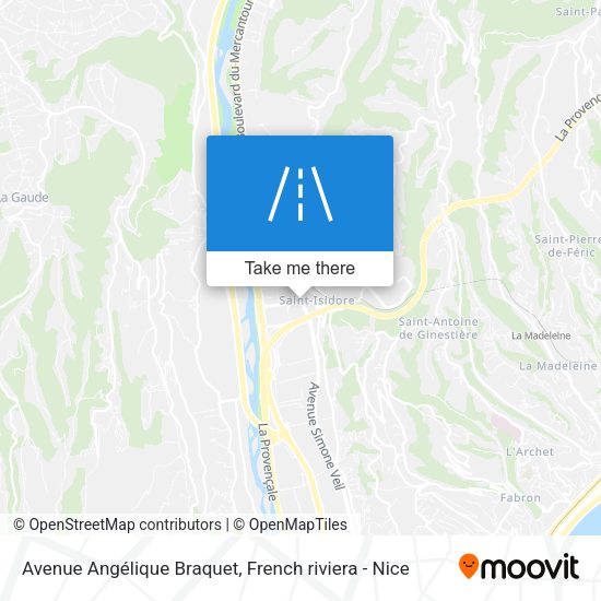 Avenue Angélique Braquet map