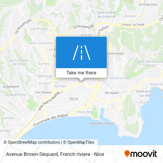 Avenue Brown-Séquard map