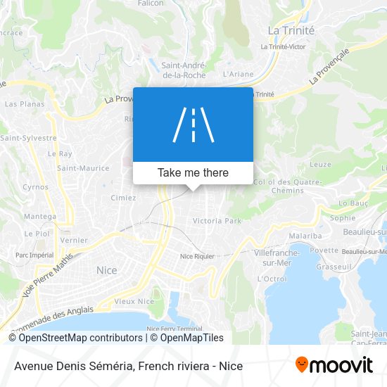 Avenue Denis Séméria map