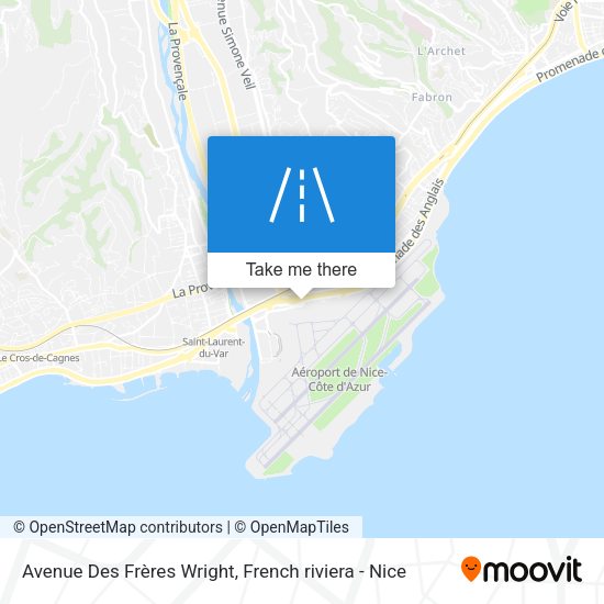 Avenue Des Frères Wright map