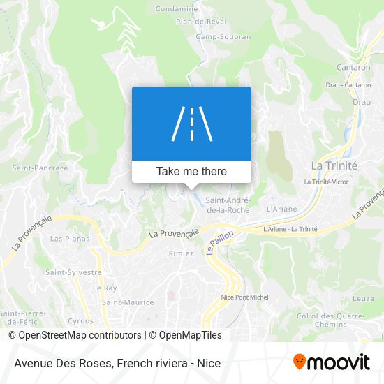 Avenue Des Roses map