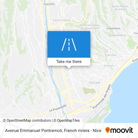 Avenue Emmanuel Pontremoli map