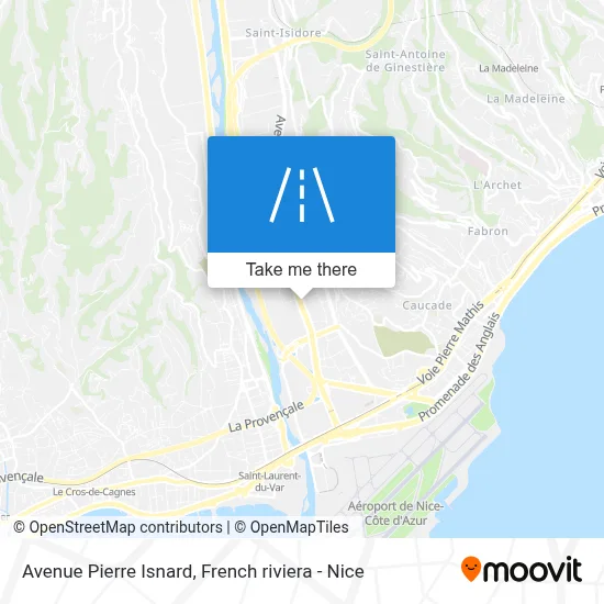 Avenue Pierre Isnard map
