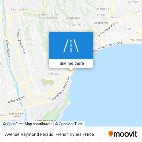 Avenue Raymond Féraud map