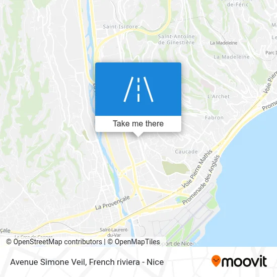 Avenue Simone Veil map
