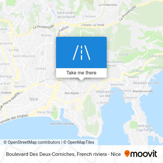 Boulevard Des Deux-Corniches map