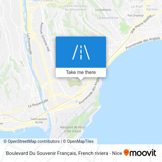 Boulevard Du Souvenir Français map
