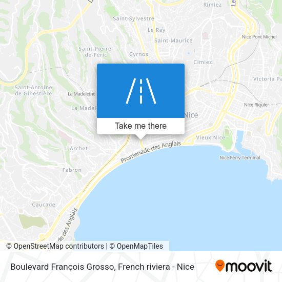 Boulevard François Grosso map