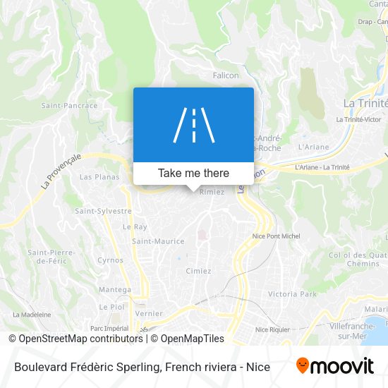 Boulevard Frédèric Sperling map