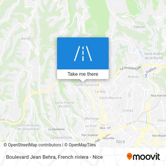 Boulevard Jean Behra map