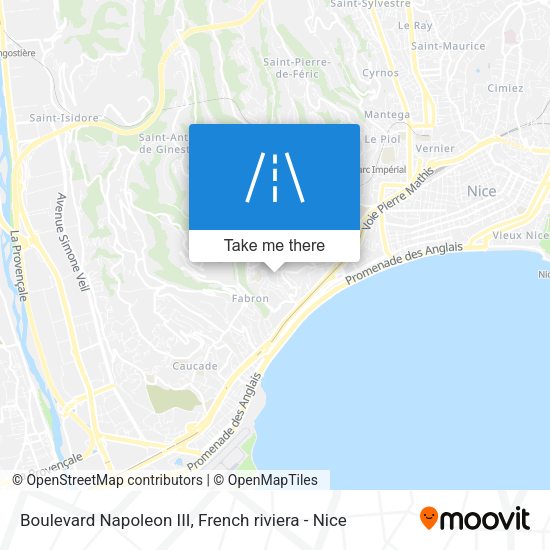 Boulevard Napoleon III map