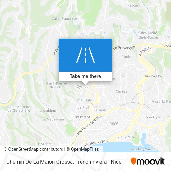 Chemin De La Maion Grossa map