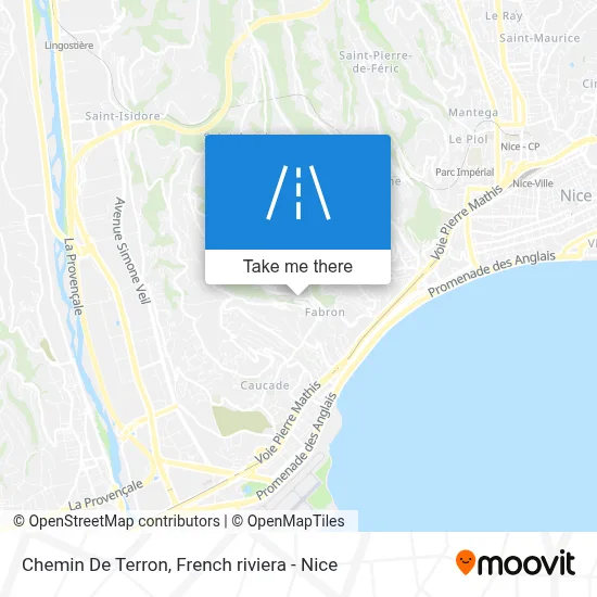 Chemin De Terron map
