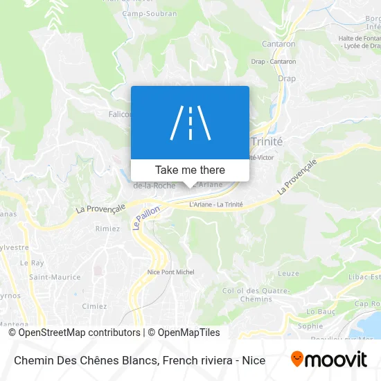 Chemin Des Chênes Blancs map