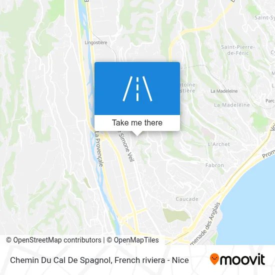 Chemin Du Cal De Spagnol map