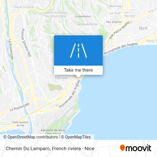 Chemin Du Lamparo map