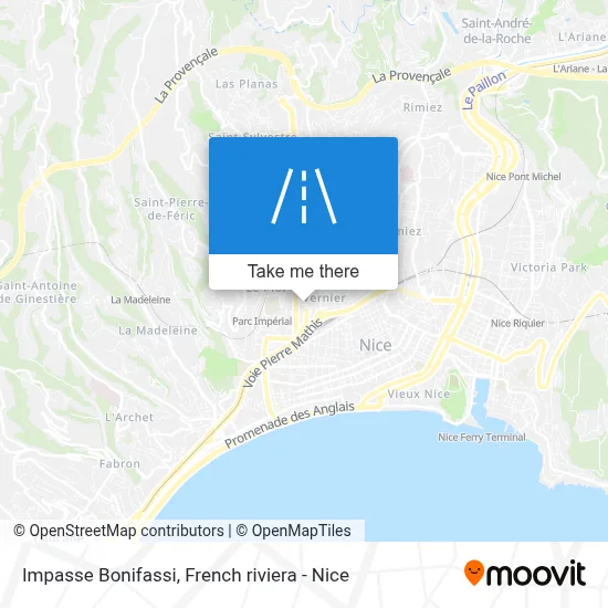 Impasse Bonifassi map