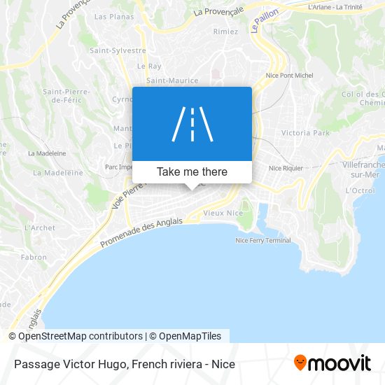 Mapa Passage Victor Hugo