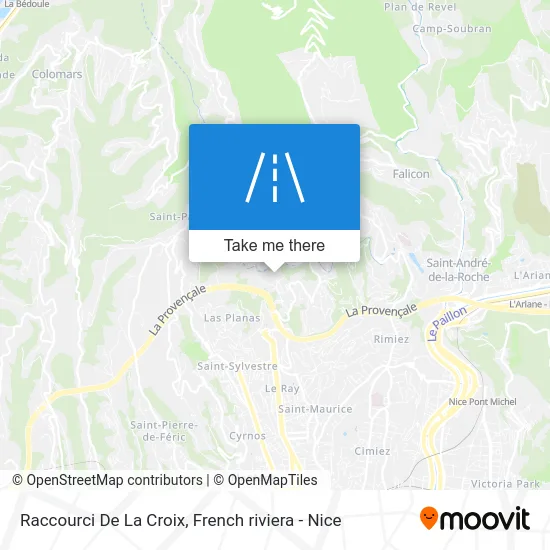 Raccourci De La Croix map