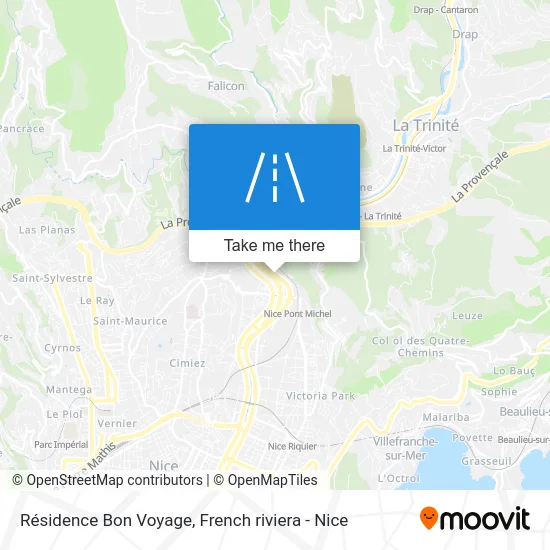 Résidence Bon Voyage map