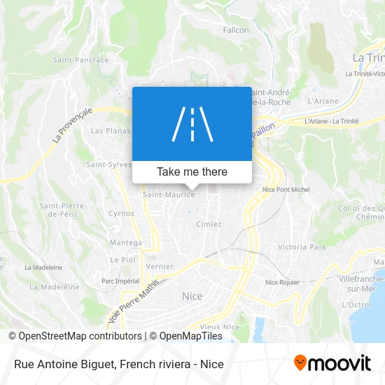 Rue Antoine Biguet map