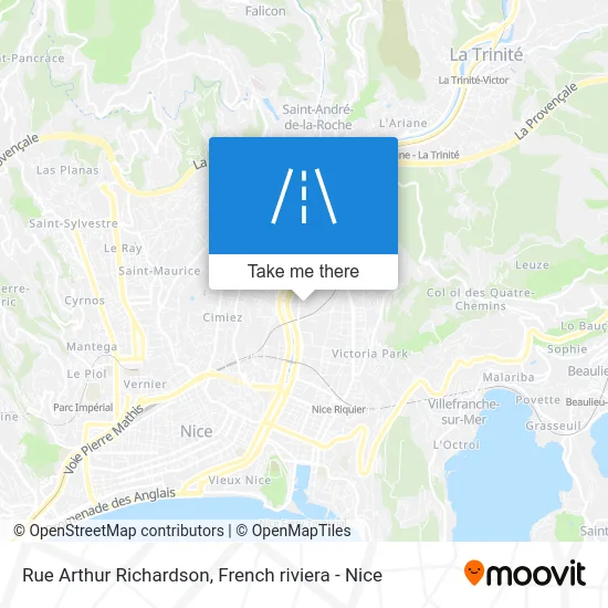 Rue Arthur Richardson map