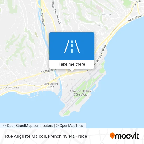 Rue Auguste Maicon map