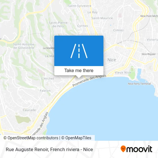 Rue Auguste Renoir map